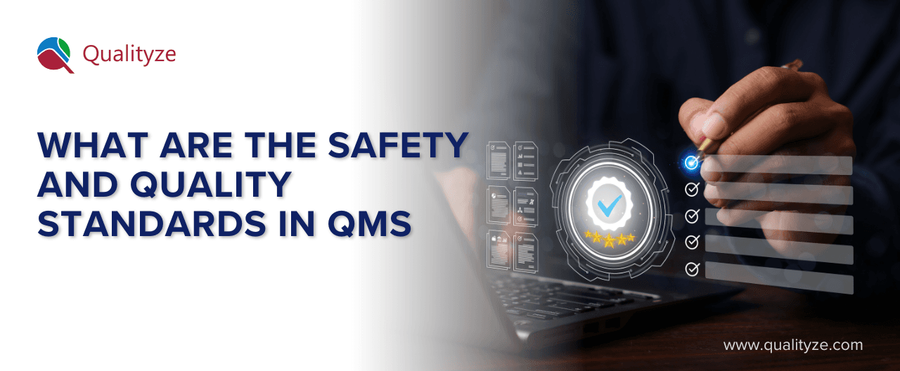 What are the Safety and Quality Standards in QMS